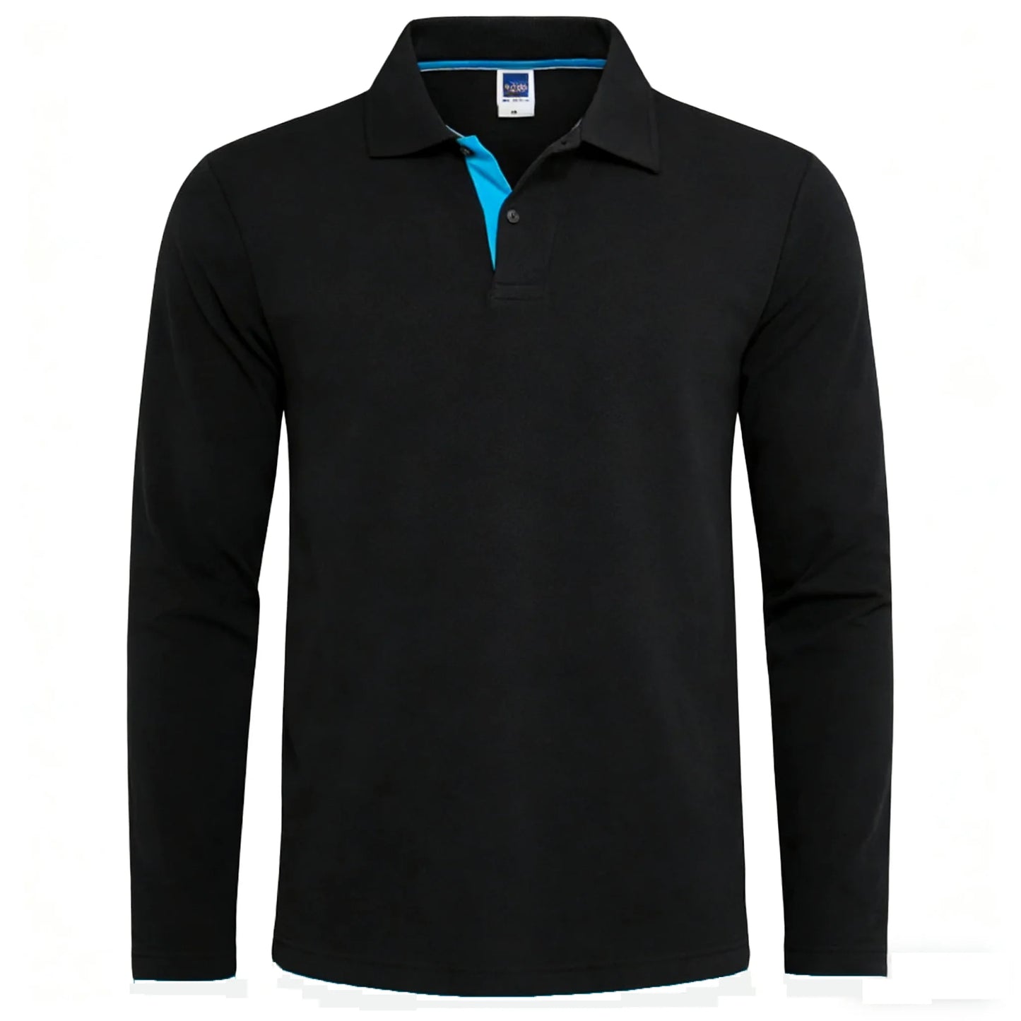 95% Cotton Long Sleeve T Shirts Men Casual Brand Homme Clothing Hombre Tee Tops Fashion Tshirt Black White Polo T-Shirts For Men