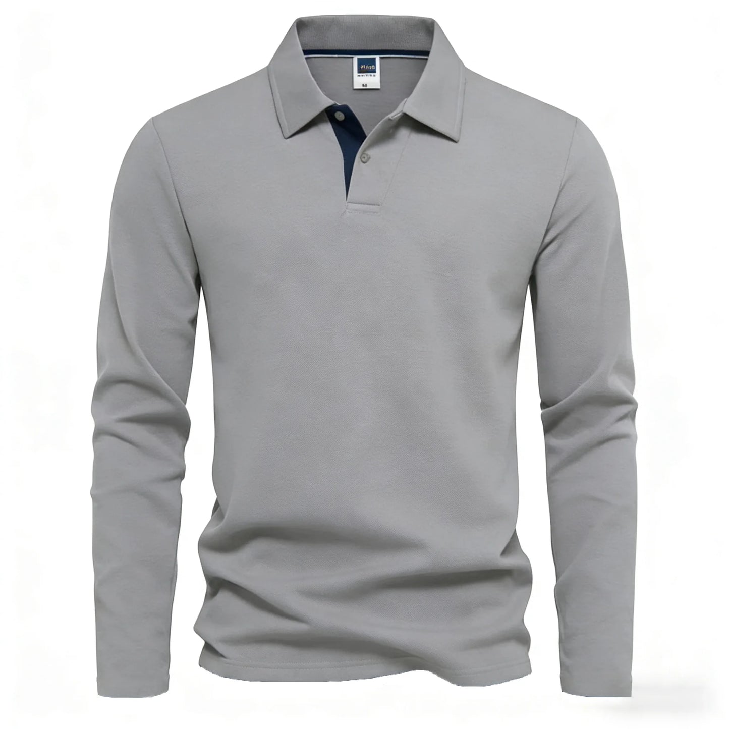 95% Cotton Long Sleeve T Shirts Men Casual Brand Homme Clothing Hombre Tee Tops Fashion Tshirt Black White Polo T-Shirts For Men