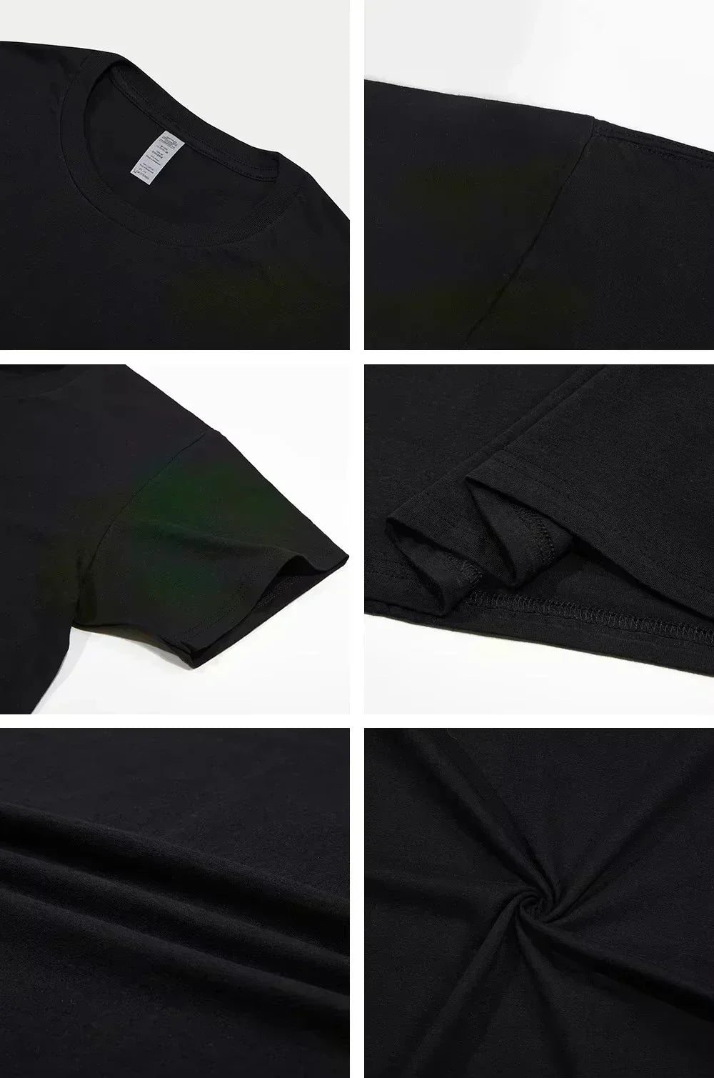 Men's T-shirt - Comfortable round-neck, casual cotton short-sleeved, soft and breathable fabric, trendy letter print