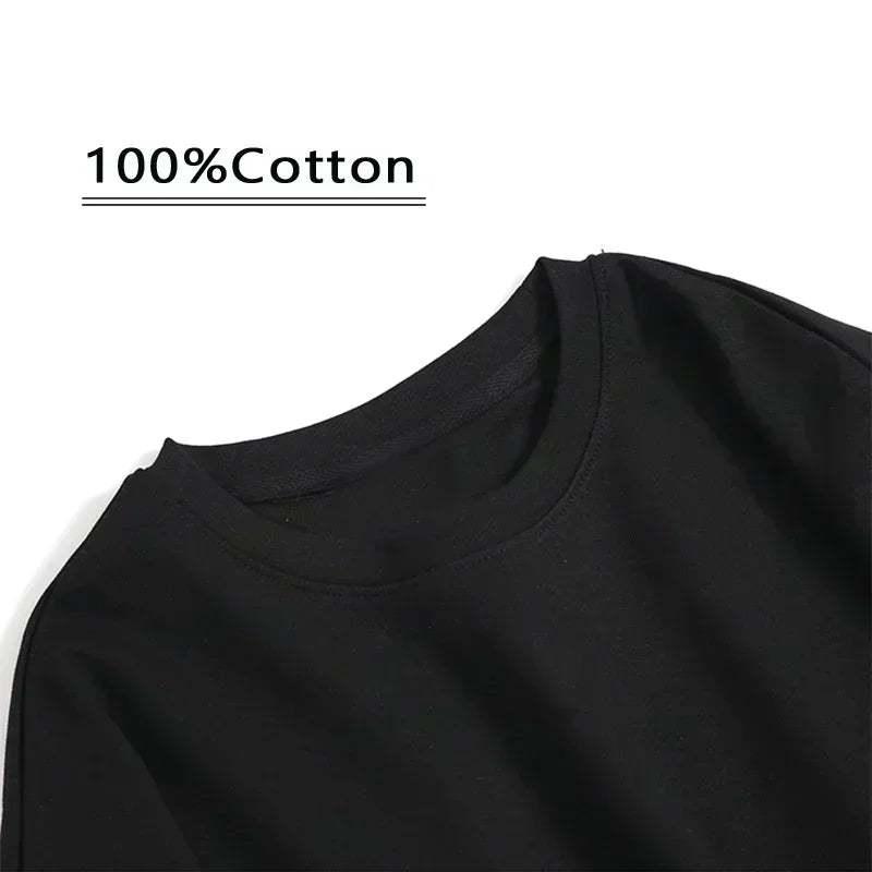 High-quality Men's T-Shirt 100% Cotton T Shirt Men Women Solid Color Basic Casual Clothing Big Size Short Sleeve Black White Top