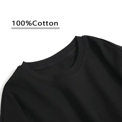 High-quality Men's T-Shirt 100% Cotton T Shirt Men Women Solid Color Basic Casual Clothing Big Size Short Sleeve Black White Top