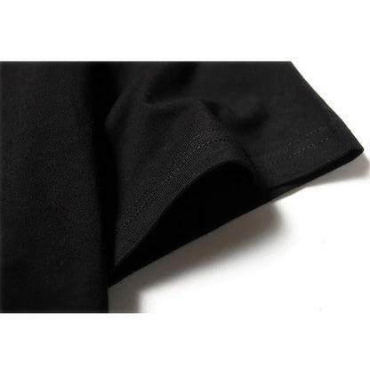 High-quality Men's T-Shirt 100% Cotton T Shirt Men Women Solid Color Basic Casual Clothing Big Size Short Sleeve Black White Top