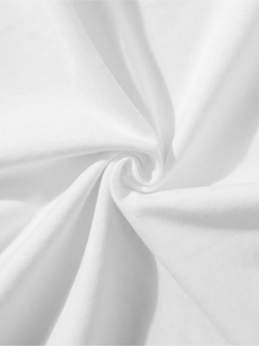 Men's T-shirt - Comfortable round-neck, casual cotton short-sleeved, soft and breathable fabric, trendy letter print