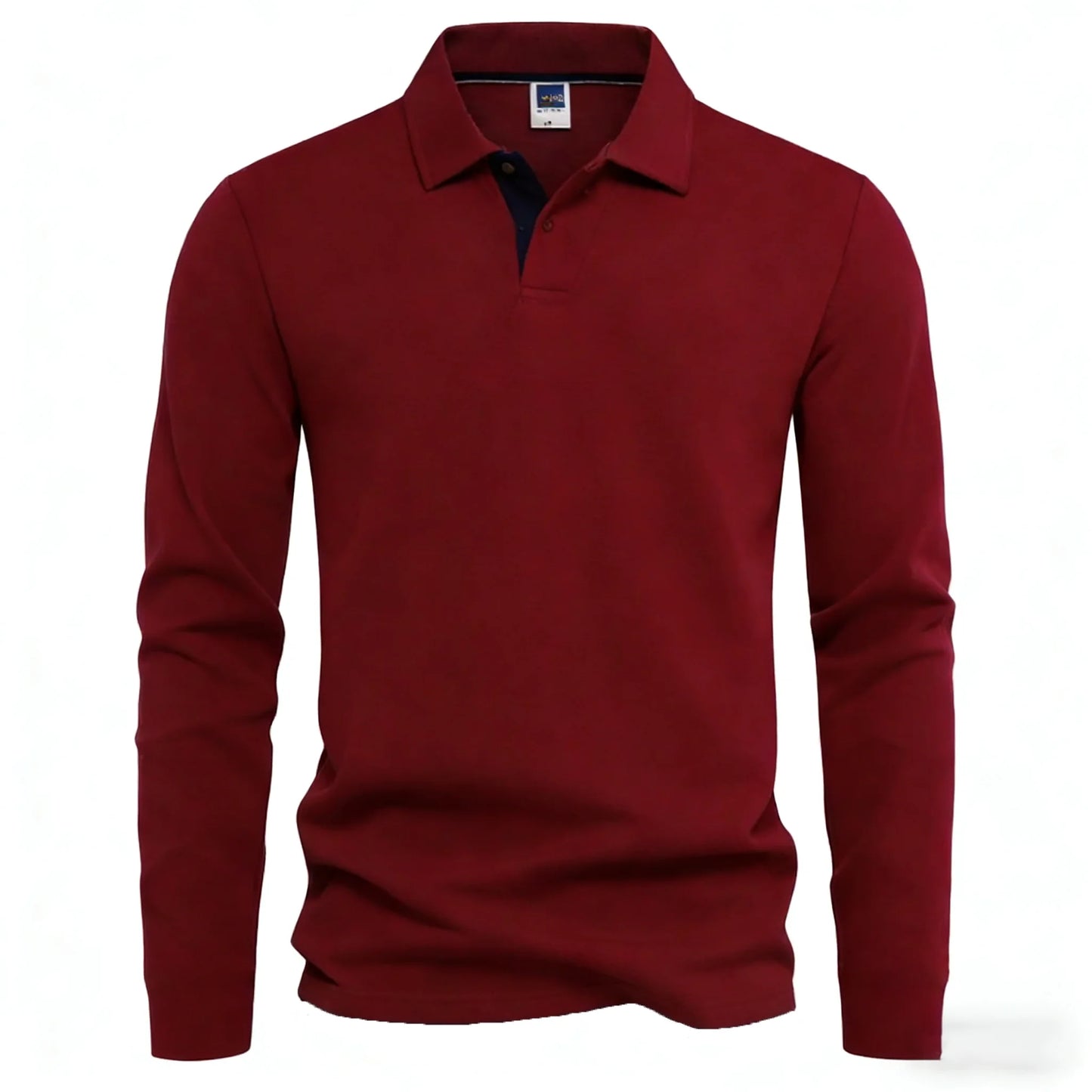 95% Cotton Long Sleeve T Shirts Men Casual Brand Homme Clothing Hombre Tee Tops Fashion Tshirt Black White Polo T-Shirts For Men